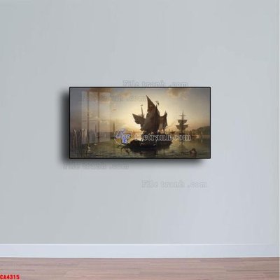 Tải file Tranh sơn dầu phong cảnh châu âu CA4315 (ảnh gốc) in tráng gương