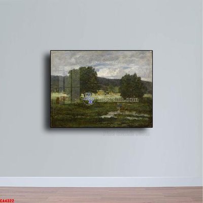 Tải file Tranh sơn dầu phong cảnh châu âu CA4322 (gốc) chủ đề tôn giáo