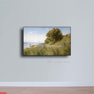 Tải file gốc in lụa Tranh sơn dầu phong cảnh châu âu CA4344 siêu nét