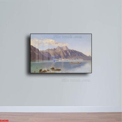 File in trần Tranh sơn dầu phong cảnh châu âu CA4345 (bản gốc) phong cảnh