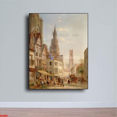 Download file Tranh sơn dầu phong cảnh châu âu CA4351 (chuẩn in) Tranh sơn dầu phong cảnh châu âu CA4351