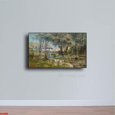 File gốc Tranh sơn dầu phong cảnh châu âu CA4360 (thiết kế) độc quyền