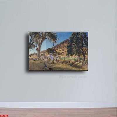 File in trần Tranh sơn dầu phong cảnh châu âu CA4378 (file gốc) chủ đề vũ trụ