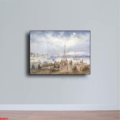 File PSD Tranh sơn dầu phong cảnh châu âu CA4411 (bản gốc) chất lượng nhất