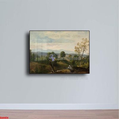 File in ấn Tranh sơn dầu phong cảnh châu âu CA4424 (bản gốc) từ file gốc