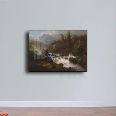 File PSD Tranh sơn dầu phong cảnh châu âu CA4426 (nguyên gốc) chất lượng cao