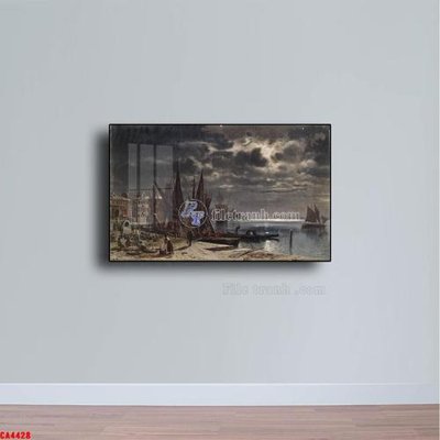 Tệp tin gốc Tranh sơn dầu phong cảnh châu âu CA4428 (dùng cho in) Tranh sơn dầu phong cảnh châu âu CA4428