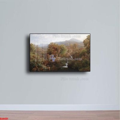 File gốc Tranh sơn dầu phong cảnh châu âu CA4431 (PSD/TIFF) độ phân giải cao