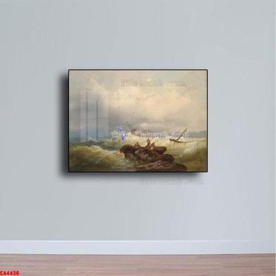 File in ấn Tranh sơn dầu phong cảnh châu âu CA4436 (bản gốc) cao cấp