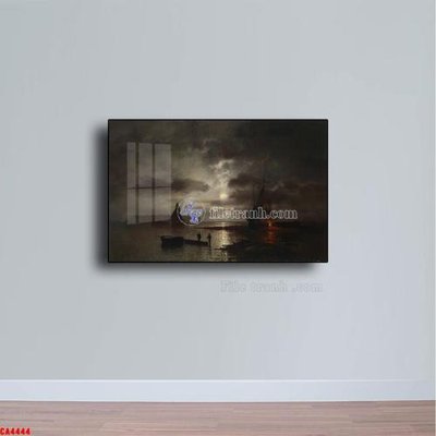 Download file Tranh sơn dầu phong cảnh châu âu CA4444 (gốc) in mica cao cấp