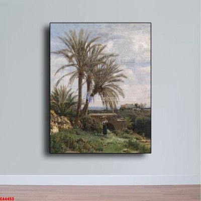 File PSD Tranh sơn dầu phong cảnh châu âu CA4453 (gốc) cho in quảng cáo