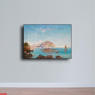 File ảnh Tranh sơn dầu phong cảnh châu âu CA4490 (gốc) trang trí khách sạn