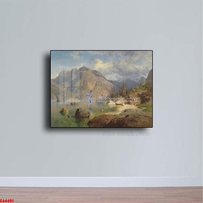 File in lụa Tranh sơn dầu phong cảnh châu âu CA4491 (hoa văn) Tranh sơn dầu phong cảnh châu âu CA4491