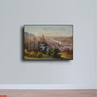 Cung cấp file tranh gốc Tranh sơn dầu phong cảnh châu âu CA4494 độc quyền