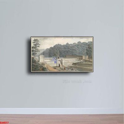 File tranh Tranh sơn dầu phong cảnh châu âu CA4517 (gốc) chủ đề tĩnh vật
