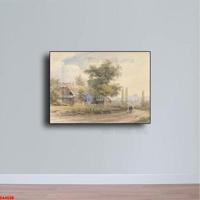 Tải file Tranh sơn dầu phong cảnh châu âu CA4536 (gốc) chủ đề tâm linh