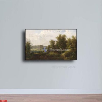 File tranh Tranh sơn dầu phong cảnh châu âu CA4560 (ảnh gốc) chi tiết rõ ràng