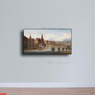 Tải file Tranh sơn dầu phong cảnh châu âu CA4561 (ảnh gốc) in tranh kính