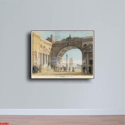 File gốc Tranh sơn dầu phong cảnh châu âu CA4562 (ảnh chi tiết) để in trần