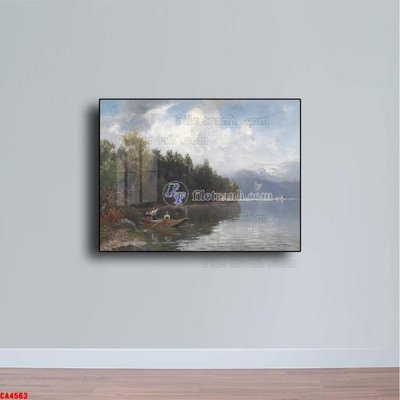 File gốc Tranh sơn dầu phong cảnh châu âu CA4563 cho in ấn và thiết kế