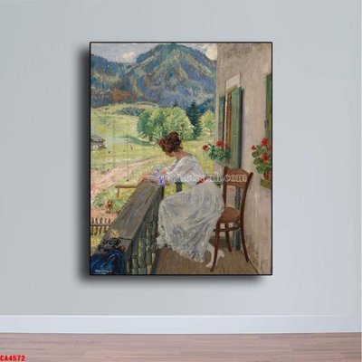 File gốc Tranh sơn dầu phong cảnh châu âu CA4572 (thiết kế) độc quyền