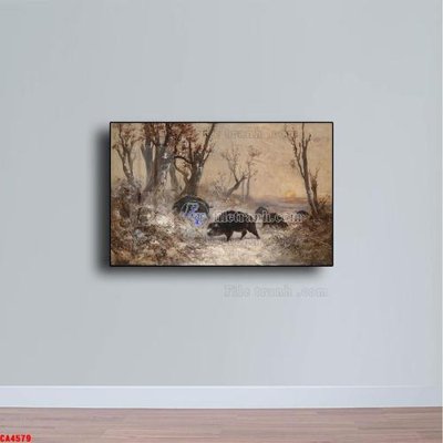 Tải file gốc Tranh sơn dầu phong cảnh châu âu CA4579 (bản PSD) gốc