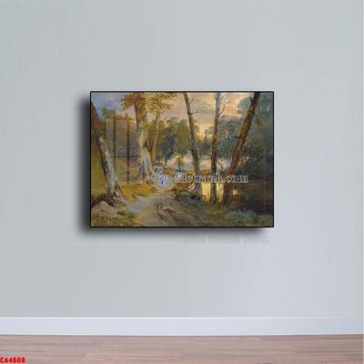 File gốc Tranh sơn dầu phong cảnh châu âu CA4608 (chuẩn CMYK) cho nhà in