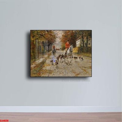 File gốc Tranh sơn dầu phong cảnh châu âu CA4626 (in lụa) tranh phong thủy