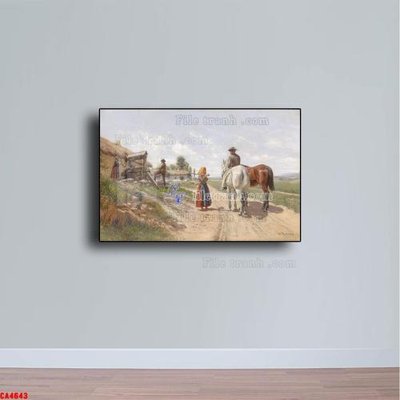 Tải về file gốc Tranh sơn dầu phong cảnh châu âu CA4643 (chuẩn in ấn)