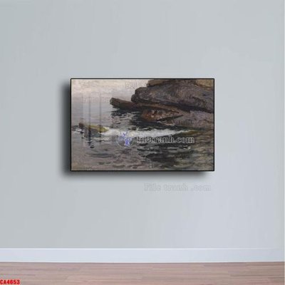 Tải file Tranh sơn dầu phong cảnh châu âu CA4653 (PSD) cho in tranh 3D