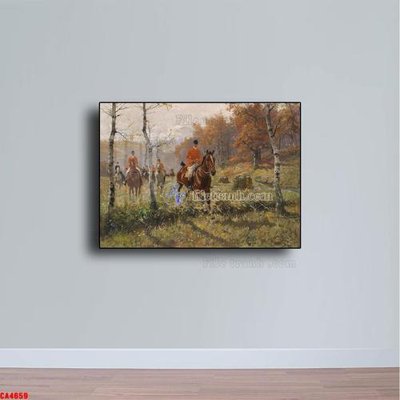 File in trần Tranh sơn dầu phong cảnh châu âu CA4659 (bản gốc) bầu trời