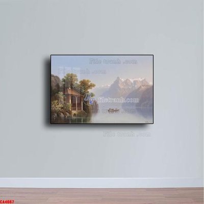 Tải file tranh Tranh sơn dầu phong cảnh châu âu CA4667 (gốc) tại Filetranh.com