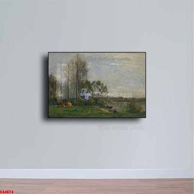 Tệp tin gốc Tranh sơn dầu phong cảnh châu âu CA4674 (dùng cho in ấn) chuyên nghiệp