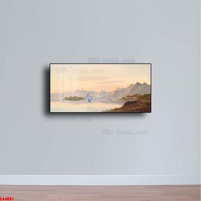 File gốc Tranh sơn dầu phong cảnh châu âu CA4681 (cho in UV) siêu nét