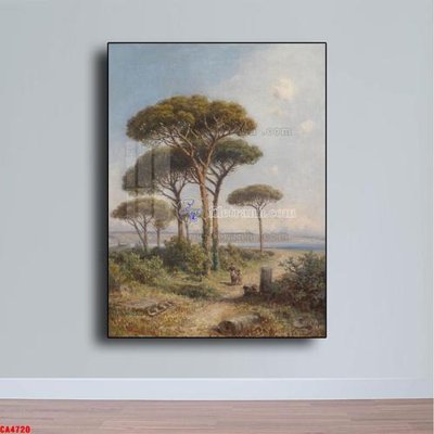 Cung cấp file tranh gốc Tranh sơn dầu phong cảnh châu âu CA4720 độc quyền