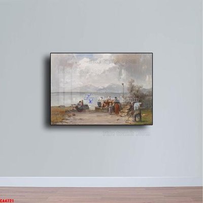 File tranh Tranh sơn dầu phong cảnh châu âu CA4721 (gốc) chủ đề thành phố