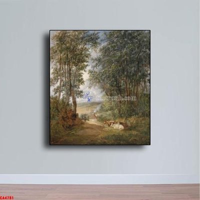 Tải về file tranh gốc Tranh sơn dầu phong cảnh châu âu CA4781 (để in quảng cáo)