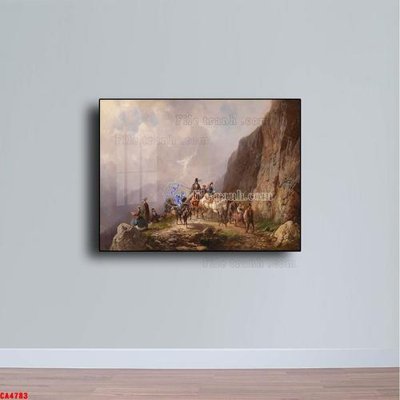 File in mica Tranh sơn dầu phong cảnh châu âu CA4783 (bản gốc) sắc sảo