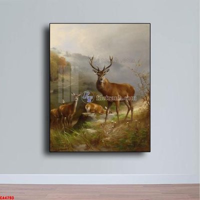 Tải file Tranh sơn dầu phong cảnh châu âu CA4793 (gốc) chủ đề hoa sen