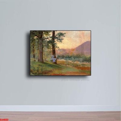 File tranh gốc Tranh sơn dầu phong cảnh châu âu CA4832 chủ đề hiện đại