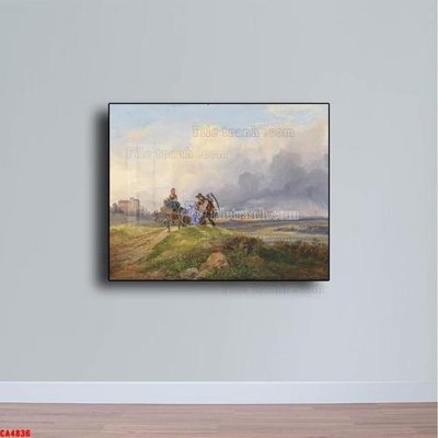 Tải file Tranh sơn dầu phong cảnh châu âu CA4836 (gốc) in ấn ngay lập tức