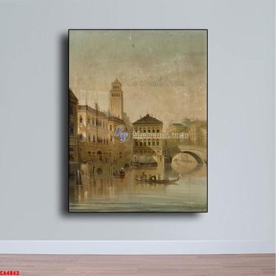 Tải file Tranh sơn dầu phong cảnh châu âu CA4843 (ảnh gốc) in tranh kính