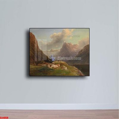 Tải file Tranh sơn dầu phong cảnh châu âu CA4858 (ảnh gốc) độ phân giải 300dpi