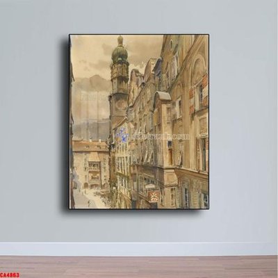 Tải file gốc Tranh sơn dầu phong cảnh châu âu CA4863 (bản PSD) còn layer