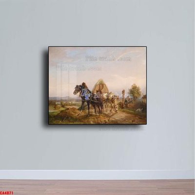 Download file gốc Tranh sơn dầu phong cảnh châu âu CA4871 (độ nét cao)
