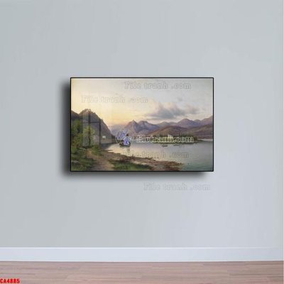 File gốc Tranh sơn dầu phong cảnh châu âu CA4885 (cho in ấn) từ kho Filetranh