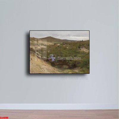 Download file Tranh sơn dầu phong cảnh châu âu CA4896 (gốc) in mica đèn LED