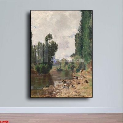 Tải file Tranh sơn dầu phong cảnh châu âu CA4905 (ảnh gốc) in tráng gương