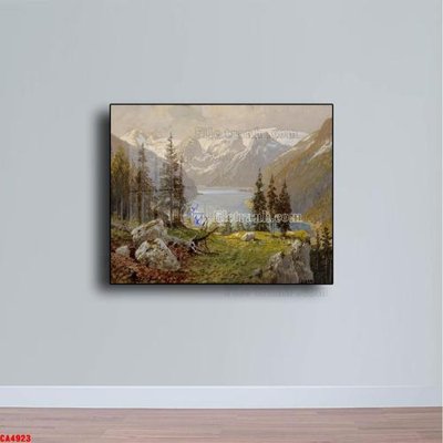 File tranh Tranh sơn dầu phong cảnh châu âu CA4923 (ảnh gốc) in trần 3D