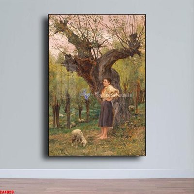 File gốc in ấn Tranh sơn dầu phong cảnh châu âu CA4929 chất lượng vượt trội